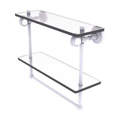 Jarrell 2 Piece Glass Tiered Shelf