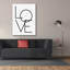  Art mural en toile «Love» par Susan Ball, 40 po x 54 po-2027399671