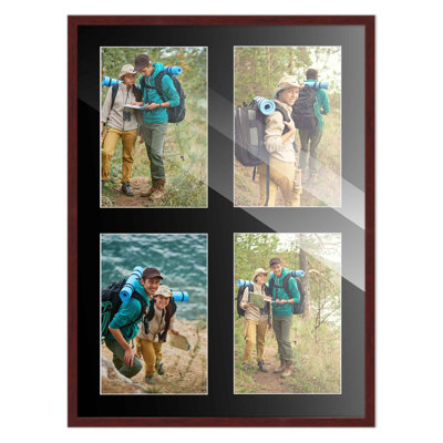 Wood Picture Frame with Mat