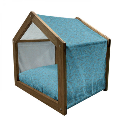 Wood Portable Dog House
