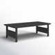 Everlee 48'' Metal Outdoor Coffee Table