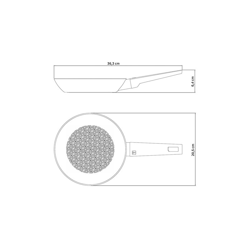 Tramontina Spezia Induction Non-Stick Frying Pan, 20 cm