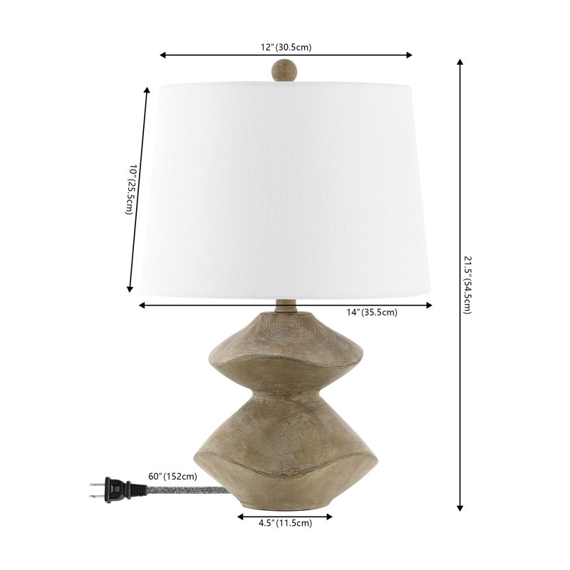 Lampe de table en résine Karapet