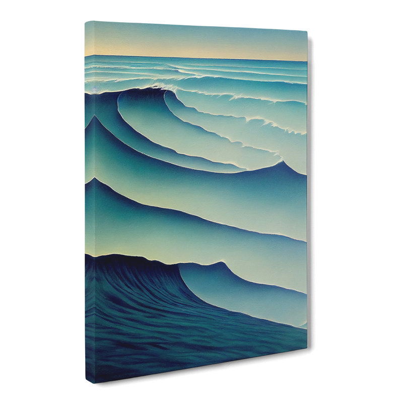 Sea View Abstract Vol.5 - Wrapped Canvas, 76cm H x 50cm W x 3cm D
