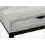 Table d'appoint en forme de C avec tiroir de rangement, plateau en stratifié gris et structure en métal noir pour une vie moderne-1603988907-1603988906