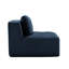 Canapé modulaire en velours côtelé avec accoudoirs - Bleu-129509179