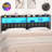 Upholstered Headboard with LED Lights and Charging Station-221662601