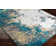 Kohn Machine-Woven Abstract Blue/Yellow/Beige Area Rug
