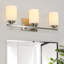 3-Light Dimmable Chrome Vanity Lighting