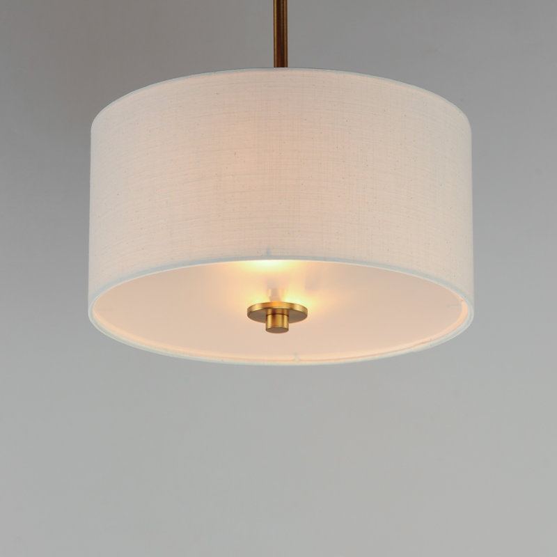 Eronim Linen Semi Flush Mount