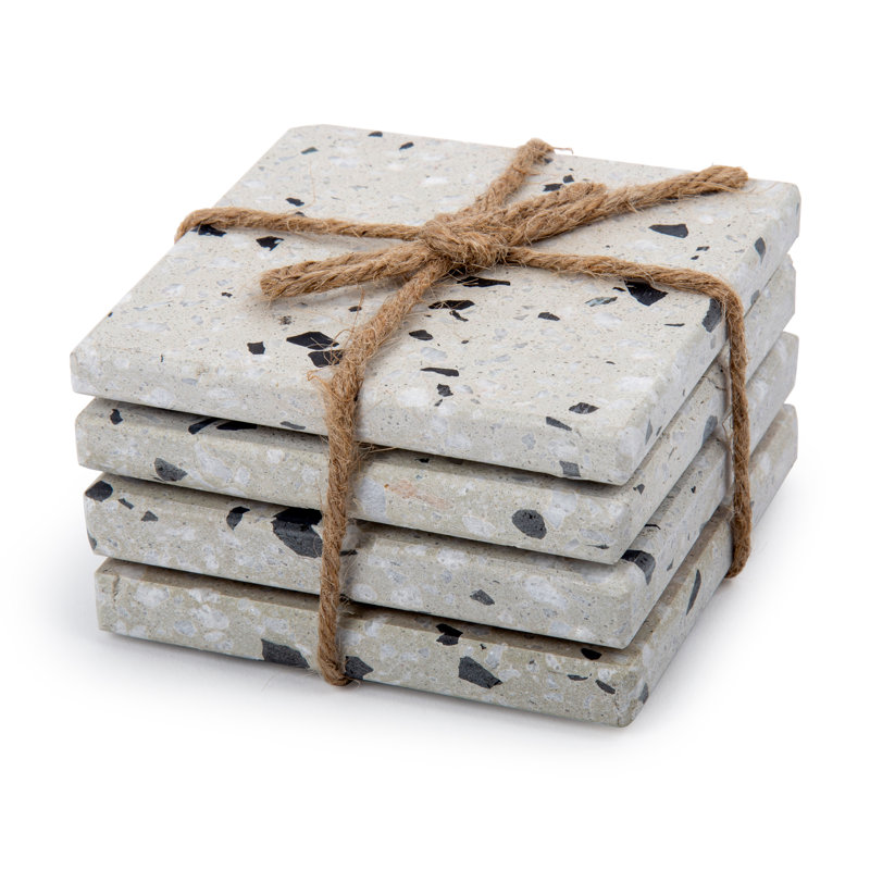 Square 4 Piece Coaster Set