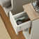 Breyonna Modern Narrow End Table Set nightstands of 2 with drawers
