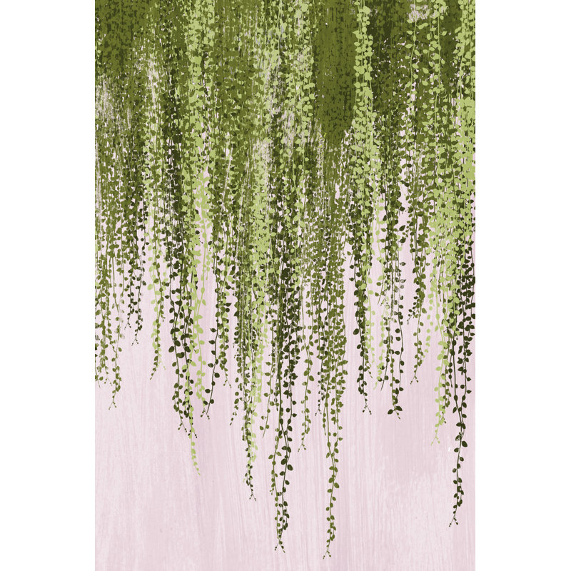 «String of Pearls I» par Grace Popp - peinture sur toile tendue, H 18 po x l 12 po