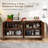 29.53" Tall - 4 Door Accent Cabinet-1402160366