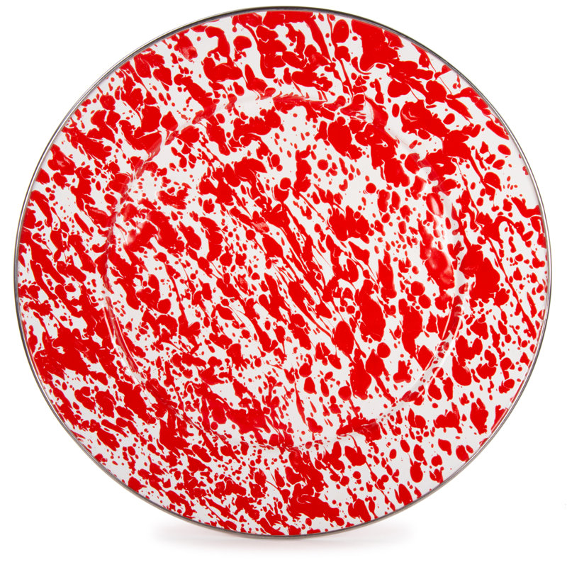 Swirl Round Set, Red Swirl