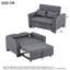 2 Seater Fabric Sofa Bed-14817144