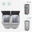 Steel Step On Multi-Compartment Rubbish & Recycling Bin-1595479694-1595479698