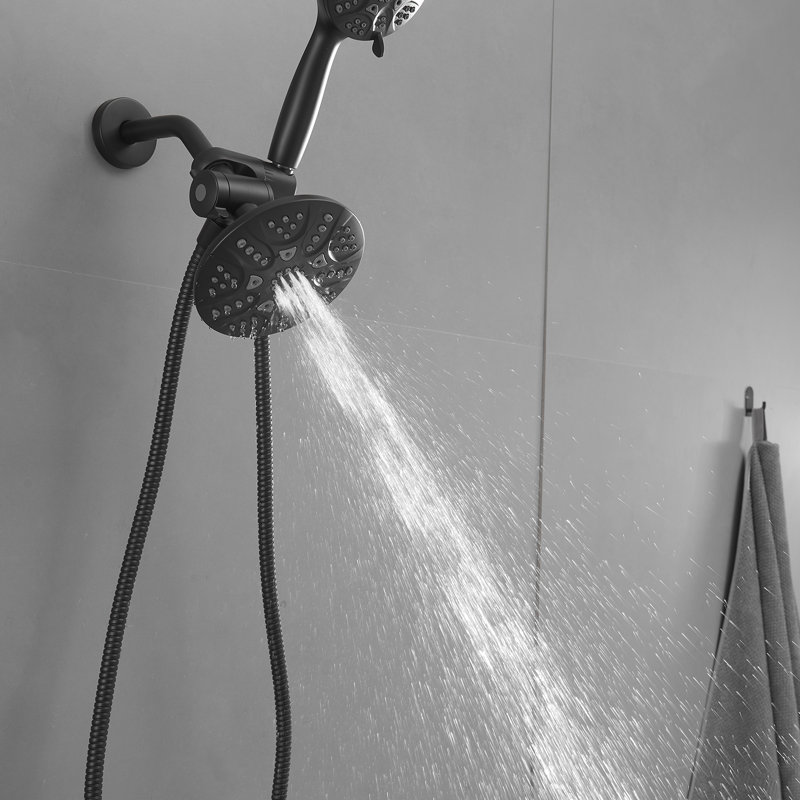 6-Spray 2-In-1 Rain Shower System With Handheld (1.8 GPM), Polished Chrome