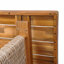 Ensemble de table de salle à manger en bois d'acacia brun avec 1 table et 1 banc-722450130