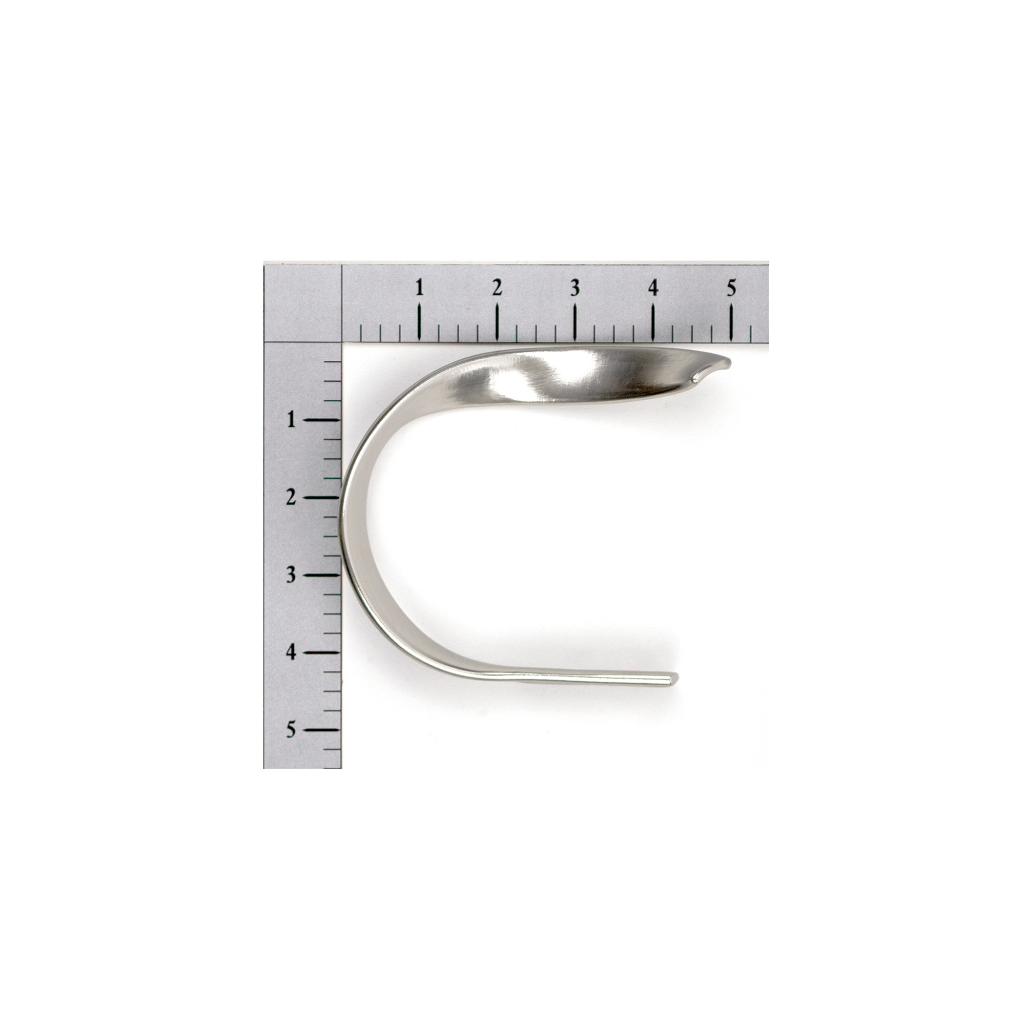 Presley Drapery Curtain Holdback, Plated Brushed Nickel
