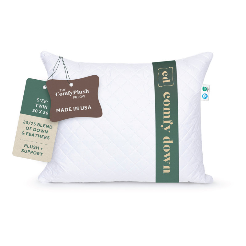 Coussin Comfydown Premium en plumes et duvet de soutien Comfyplush, Standard