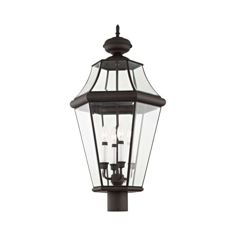 Tête de lanterne d'extérieur 4 lumières Arelene, Bronze