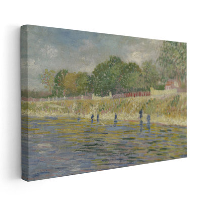 "Bank of the seine", 1887, reproduction d'art sur toile