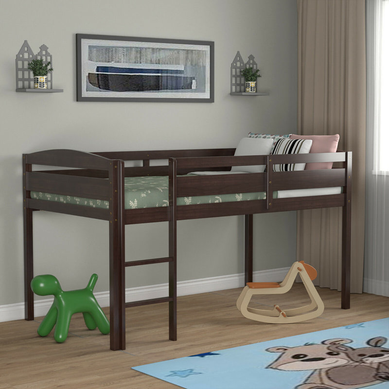 Lit mezzanine simple Gopinath par Harriet Bee, Espresso