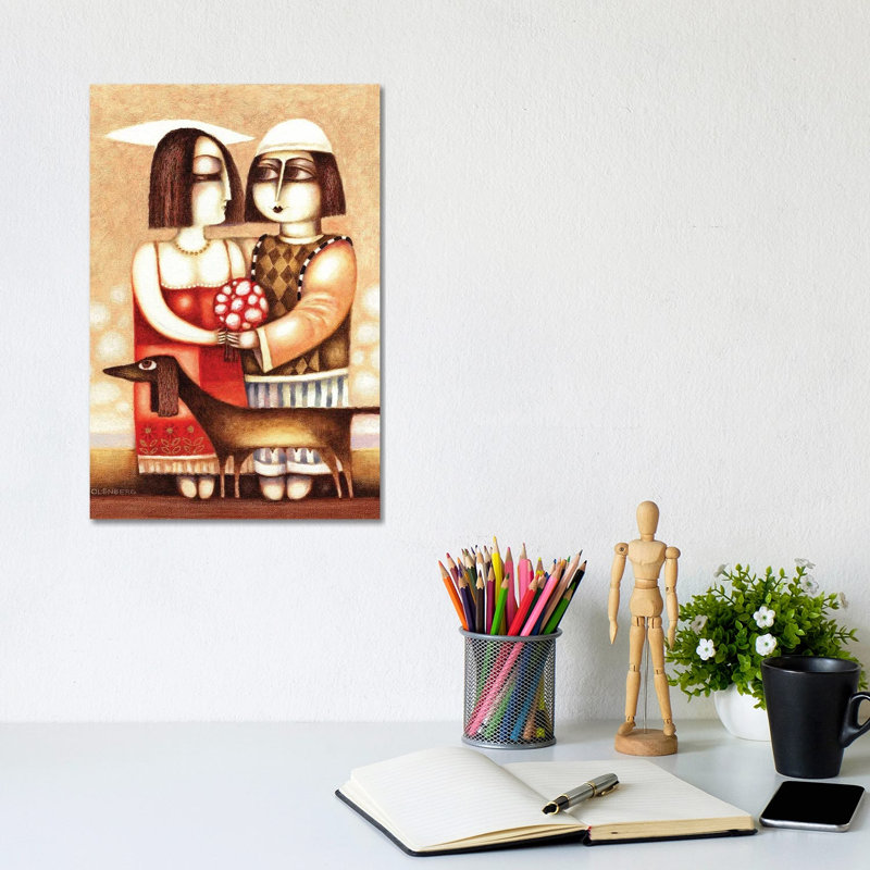 Date Of Lovers by Art Mirano - Wrapped Canvas Print, 30.48cm H x 20.32cm W x 1.905cm D