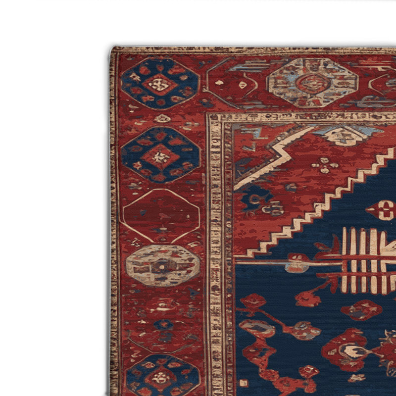 Tapis turc intérieur et extérieur brun, Rectangle 4pi x 6 pi