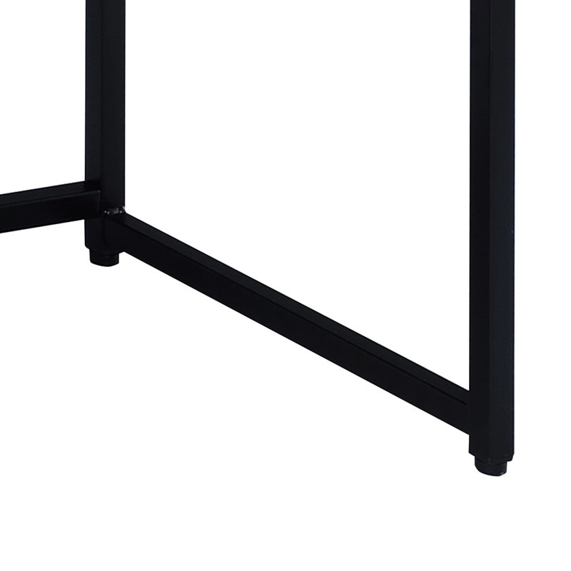 Industrial-Style Tv Stand With Weathered Finish, Oak And Black, 60-Inch Fit In Rustic Black