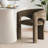 35" Round Pedestal Dining Set With Upholstered Chairs-955072471-955072467