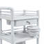Chariot de rangement de salon de beauté 3 niveaux avec tiroir et roulettes-109742823