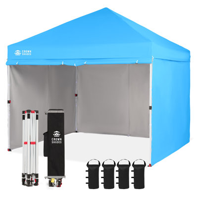 Commercial 10 Ft. W x 10 Ft. D Instant Canopy Pop Up Tent with Center Lock