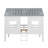 Low Loft House Bed with Roof and Two Front Windows ,White,Twin Size,71.4"H*45.2"W*80.4"L