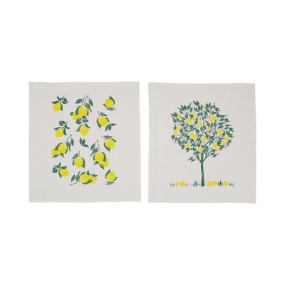 Limoni Floral Dish Cloth Kitchen Towel