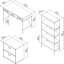 Ensemble de bureau 3 pièces Conway-1395009204