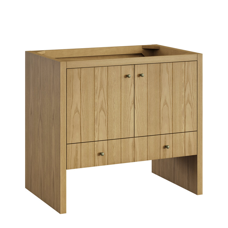 Hudson 36'' W Single Vanity, Light Natural Oak, Phantome Eclos, 8" Widespread
