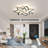 Izzabella 33.4" W 10-Light Dimmable Acrylic Flush Mount -1160342470
