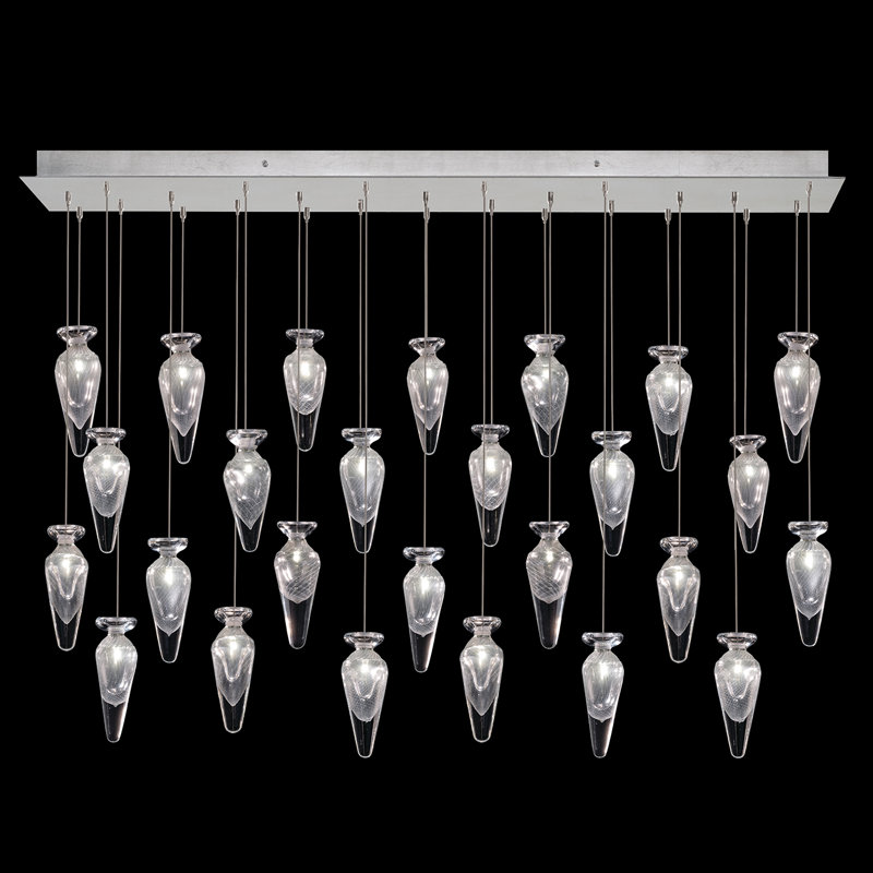 Essence 26 - Light Pendant, Clear, Silver