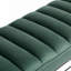 Banc capitonné avec tablette en métal et banc en métal Sherpa-539824130