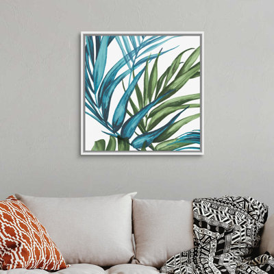 «Palm Leaves II» par Eva Watts - reproduction d'art sur toile