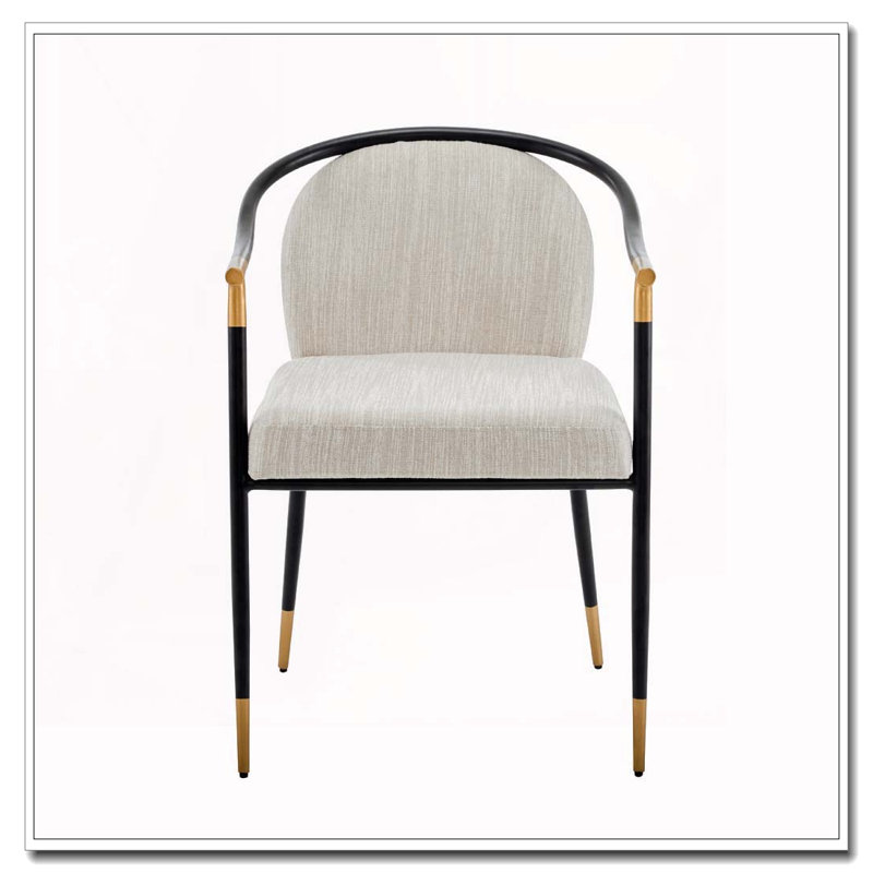 Chaise rembourrée, Beige