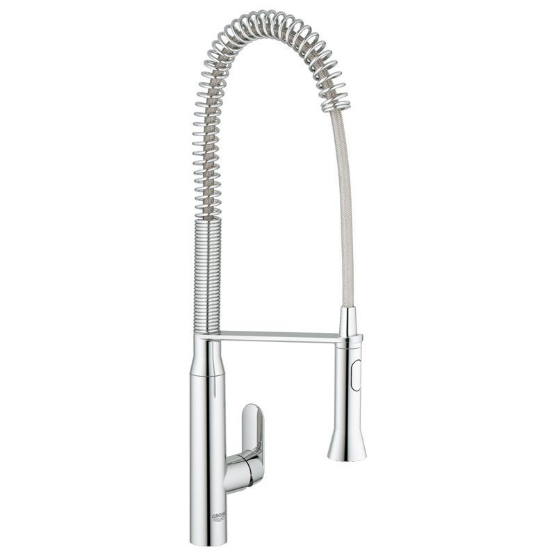 K7® Semi-Professional Pull Down Touch Single Handle Kitchen Faucet with Accessories, Starlight Chrome