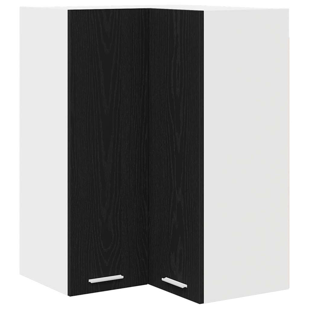 Vidaxl Hanging Cabinet Riga Sonoma Oak And White 57 X 57 X 80 Cm