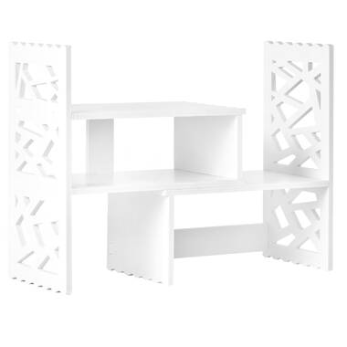 White Desktop Shelf Organizer