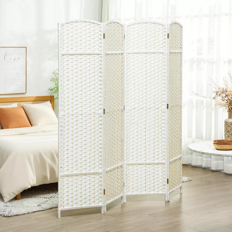 Séparateur d'espace de bureau blanc blanc