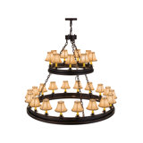 Sullivan 27 - Light Wagon Wheel Chandelier