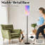 Lampe sur pied ciel nuageux fantaisie galaxie pastel arc-en-ciel mignon fluffy magique rose lampe sur pied à intensité variable avec télécommande interrupteur au pied ampoule abat-jour grand mât pour salon chambre bureau