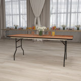 Wofford Rectangular Wooden Folding Training and Event Table